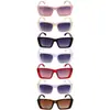 Gafas de Sol Cuadradas Asimétricas con Estampado de Leopardo Transfronterizas para Mujer, Gafas Diarias de Forma Cóncava, Estilo Tendencia de Tráfico Douyin, Gafas de Moda Europeas y Americanas