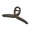 Acessórios de cabelo transfronteiriços Amazon de 15 cm Grande fita fosca Cross Shark Clip Garra de cabelo simples feminina com rabo de cavalo