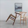 Silla en Y de Madera Maciza con Respaldo Tejido de Cuerda de Papel Hecha a Mano Silla de Comedor, Silla de Ocio Simple con Reposabrazos para Casas de Huéspedes y Cafeterías, Silla en Y de Madera Maciza