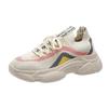Ins Moda Estilo Coreano Sapatos Torre Femininos Sola Macia Espessada Leves para Corrida Verão Malha Respirável Versátil Sapatos de Mãe