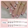 Uñas postizas europeas y americanas cortas, medianas y largas, tipo ataúd, ballet, parches de uñas, productos terminados en caja, se pueden diseñar con dibujos y muestras.