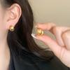 Pendientes Cruzados Mate Cepillado Esmerilado para Mujer Estilo Francés Retro Estilo Fresco Elegante Pendientes Versátiles
