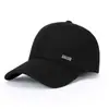 Gorra de Béisbol Cálida de Invierno Simple para Hombre con Protección para las Orejas, Gorra Plana de Lana Engrosada de Ala Ancha para Exteriores de Edad Media y Mayores
