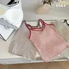 Nueva Camisola de Encaje de Látex con Sensación de Hielo Estilo Coreano con Copas Fijas, Top Versátil de Algodón Puro para Mujer