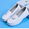 Zapatos de Enfermera para Mujer en Stock, Otoño, Suela Blanda, Transpirables, Antideslizantes, Cuero Genuino, Zapatos de Trabajo para Pasantías Médicas, Comercio Exterior Transfronterizo, Dropshipping