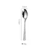Mango de árbol Amazon Transfronterizo Cuchillo y Tenedor Cuchara de Acero Inoxidable Martillo Creativo Tenedor y Cuchara para Bistec Western Juego de Vajilla