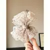 Pinza de Plátano de Malla Esponjosa~Vibras Perezosas Estilo Hong Kong 2026 Nuevo Pinza de Moda para el Cabello Accesorio de Moda para el Cabello