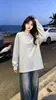 Camiseta de manga larga con botones, estilo coreano, moderna, de nicho, personalidad simple, para ir al trabajo, para mujer, nuevo estilo casual de otoño 2026