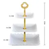 Plato de Frutas Estilo Europeo con Soporte de Postre de Tres Niveles, Soporte para Pastel de Bodas, Soporte para Plato de Dulces de Dos Niveles, Plato de Frutas para Frutas Secas