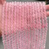 Jingde Joyería Cristales Rosados Naturales Cuentas Sueltas Cuentas Ensartadas Cuentas de Cristal Cuentas Redondas Accesorios para Pulseras Productos Semi-Terminados Venta al por Mayor