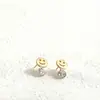 Nuevo Precio Especial Estilo Caliente Pendientes de Acero de Titanio Modernos Simples Versátiles para Mujer Alta Calidad Pendientes Conservadores de Color Joyería de Lujo Ligero