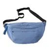 2026 Verano Nuevo Transfronterizo Alto Valor Elegante Bolso Cruzado Casual Chic Color Sólido Simple Ligero Bolso de Cintura Bolso de Hombro