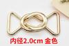 Hebilla de Aleación de Zinc en Forma de Ocho Hebilla Simple para Cintura Elástica Hebilla de Anillo para Vestido Ajustado Hebilla Accesorios de Forma Irregular