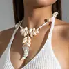 Joyería de Concha Transfronteriza Collar con Colgante de Estrella de Mar Bohemio Estilo Playa Cadena de Clavícula Exagerada Venta al por Mayor de Comercio Exterior