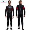 DIVE & SAIL3MM traje de buceo para hombre de una pieza de manga larga con protección solar traje de esnórquel grueso a prueba de frío cálido