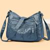 Primavera e Outono Nova Bolsa Feminina Cross-border Trend All-match Elegante Casual Elegante Simples Bolsa de Ombro Crossbody Factory Outlet