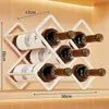 Portavasos Sin Taladro Soporte para Copas de Vino Tinto Boca Abajo Aparador Almacenamiento con Drenaje para Tazas de Café y Agua Estante para Vino Tinto Estante para Vino