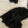 Pijama de Seda Hielo y Nieve para Mujer Primavera y Otoño 2025 Nuevo Verano Manga Larga Encaje Negro de Alta Calidad Conjunto de Ropa para el Hogar