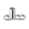 Implante Óseo de Aleación de Titanio F136 para Piercing Corporal, Implante Subcutáneo Personalizado de Titanio G23 Base de Clavo Clavicular