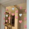 Menina Branco Amor Cortina Decorativa Pendurada Cortina de Porta Senso Avançado Sala de Estar Entrada Banheiro Decorativo Cortina Pendurada para Quarto