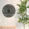 Redonda Elegante Madera Mandala Patrón Floral Decoración de Pared Pegatinas de Pared Vida en el Hogar Mayoreo