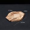Tabla de Madera Engrosada para Teppanyaki de Bistec Base Aislante de Calor para Restaurante Bandeja Envolvente para Estufa Base para Hacer Té Olla de Piedra para Cazuela Comercial