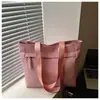 Bolso de Pana para Mujer Gran Capacidad Otoño e Invierno 2025 Nuevo Casual Hombro de Alta Gama Bolso Tote para Viajar