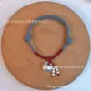 Accesorios para Pulseras DIY de Plata Pura 999, Dijes de Fortuna Gorditos Grandes y Pequeños, Hilo Rojo para Tejer Pulseras de Tipo Tirar al por Mayor