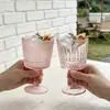 Vaso de Vidrio Estilo Ins Diamante Estrella, Vaso Alto Texturizado, Vajilla Creativa Famosa en Internet, Vasos Personalizados para Jugos y Bebidas