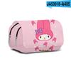 Estuche para Lápices Plegable de Gran Capacidad de Doble Capa con Estampado Perimetral Nuevo Sanrio Meruti Estuche de Papelería para Niños