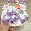 Lindo Kit de Gomas para el Cabello para Niños, Bandas para el Cabello de Bebé que No Dañan el Cabello, Cuerdas para el Cabello de Dibujos Animados para Niñas, Anillos para el Cabello del Tamaño de un Pulgar, Dulces Anillos de Toalla