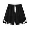 Pantalones Cortos Deportivos de Baloncesto para Hombre Sueltos de Verano Talla Grande Secado Rápido Malla de Hombre Americano Seda de Hielo Pantalones de Playa para Fitness
