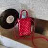 Bolsa de Teléfono Móvil de Lunares de Gama Alta para Mujer, Nuevo Modelo de Verano 2026, Versátil para el Uso Diario, Bolso de Hombro Único Cruzado