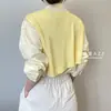 Chal de punto Primavera y Otoño Nuevo Estilo Coreano Gama Alta Oficina Protector de Cuello Chaleco Moda Versátil Ropa Exterior para Mujer Tendencia