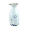 Comercio exterior fábrica personalizada mayoreo cerámica estilo japonés jarra para calentar vino cálida jarra para vino transparente medio jin dos liang licor sake separador de vino