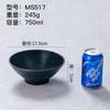 Louça de melamina tigela de macarrão de carne alta tigela de ramen japonês de pernas altas linha de plástico preto grande tigela de sopa de macarrão tigela especial para restaurante de macarrão