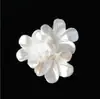 Diy Pétala de Concha Esculpida à Mão Flor Diamante Material de Concha Branca Acessórios Acessórios Acessórios B1-B24