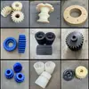 Engrenagem Cônica de Nylon MC Alta Precisão Resistente ao Desgaste Transmissão Industrial Engrenagem de Dentes Retos de Plástico de Nylon Engrenagem Helicoidal Cremalheira
