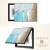 Pintura Decorativa de Lujo Ligero para Caja de Medidor Eléctrico para Cubrir la Caja, Estilo Moderno Simple, Instalación sin Taladro para Entrada, Comedor, Pintura Colgante para Cubierta de Caja Multimedia