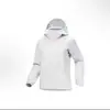 Casa de Passarinho Mesmo Estilo Gamma Feminina Novo Estilo Corta-vento Forrado com Fleece Moda Simples com Capuz Impermeável Jaqueta Feminina Quente