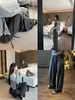 Pantalones de ocio Pantalones de máscara para persona perezosa Mujer Primavera y Otoño 2026 Nuevos Cintura alta Holgados Caída Pierna recta Casual Pierna ancha