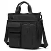Bolso de Hombro de Negocios para Viajes Diarios de Hombres, Ligero, Multicapa, Portátil, Cruzado, Maletín Vertical A4 para Laptop y Viajes
