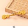 Hebilla Cheongsam Alambre Dorado Enrollado Satén Cristal Calabaza Hebilla Botones Dinastía Han China Botones de Ropa Hebilla Decorativa Accesorios
