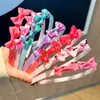 Diadema de Moda Nueva Estilo Coreano Transfronteriza con Dos Lazos para Niños, Diadema de Princesa para Bebé Que No Aprieta la Cabeza y Mantiene el Cabello en su Lugar