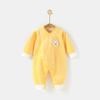 Macacão forrado de lã para bebê Harper Boy e Boy Baby Roupas de escalada Roupas de primavera e outono Pijama recém-nascido engrossado e quente outono
