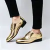 Zapatos de Cuero Perforado de Talla Extra Transfronterizos para Hombre con Cordones Zapatos Pequeños de Cuero Moda Tendencia Casual Formal de Negocios Zapatos de Cuero Puntiagudos para Hombre