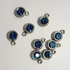 Accesorios de piedra de nacimiento collar colgante pequeño pulsera accesorios de joyería colgante de cristal acero inoxidable colgante de doce piedras de cumpleaños