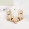 Suporte de Ornamentos Base Estilo Ins Suporte de Velas Base Tronco de Árvore Natural Madeira Simples Decorativo Ornamento de Mesa