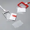 Directo de fábrica portatarjeta de trabajo transparente de doble cara portatarjeta de plástico para estudiante para autobús credencial de identificación para empleado para feria comercial