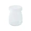 Frasco para Pudín Gelatina de Caramelo Molde para Hornear Pudín Taza Resistente al Horno Resistente a Altas Temperaturas Vidrio Jarra de Yogur de Moda con Tapa